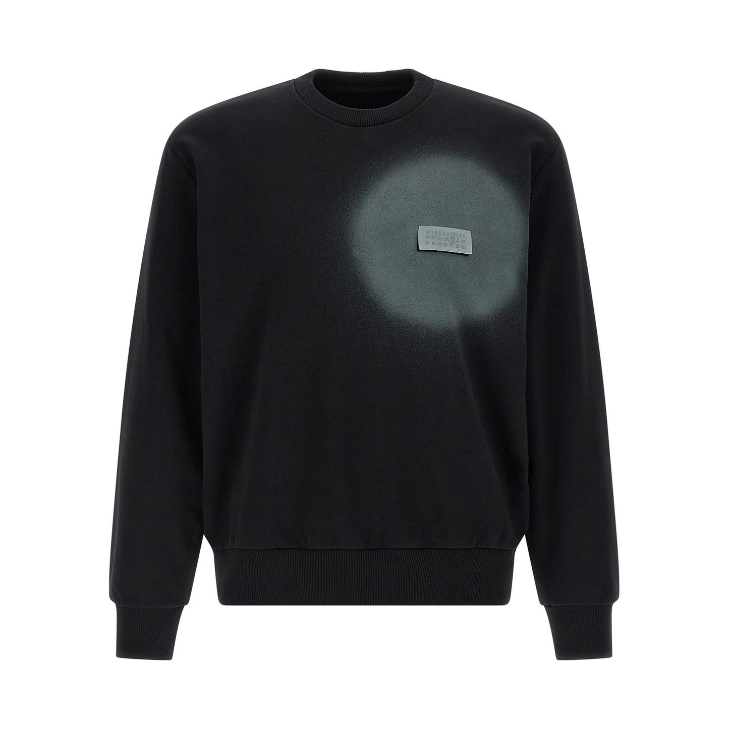 MM6 Maison Margiela Black Cotton Sweatshirt