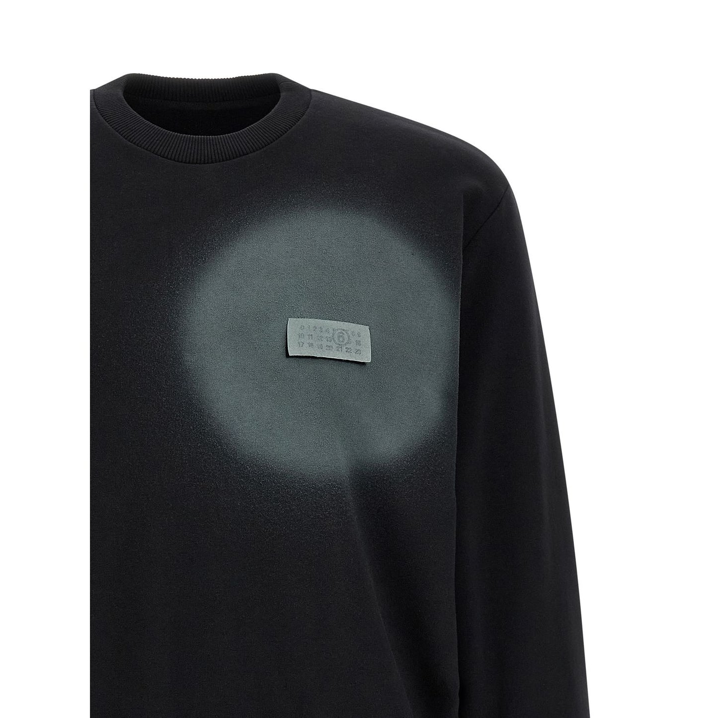 MM6 Maison Margiela Black Cotton Sweatshirt