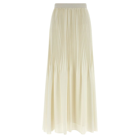 Twinset White Polyester Mini Skirt