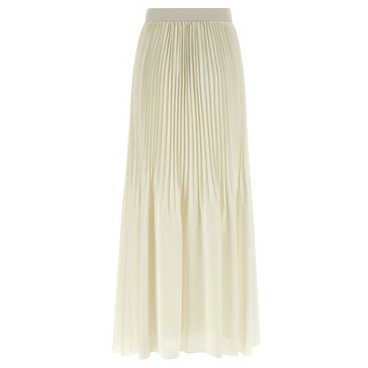 Twinset White Polyester Mini Skirt