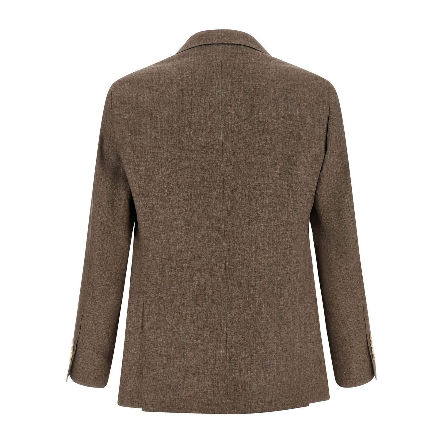 Brunello Cucinelli Brown Linen Blazer