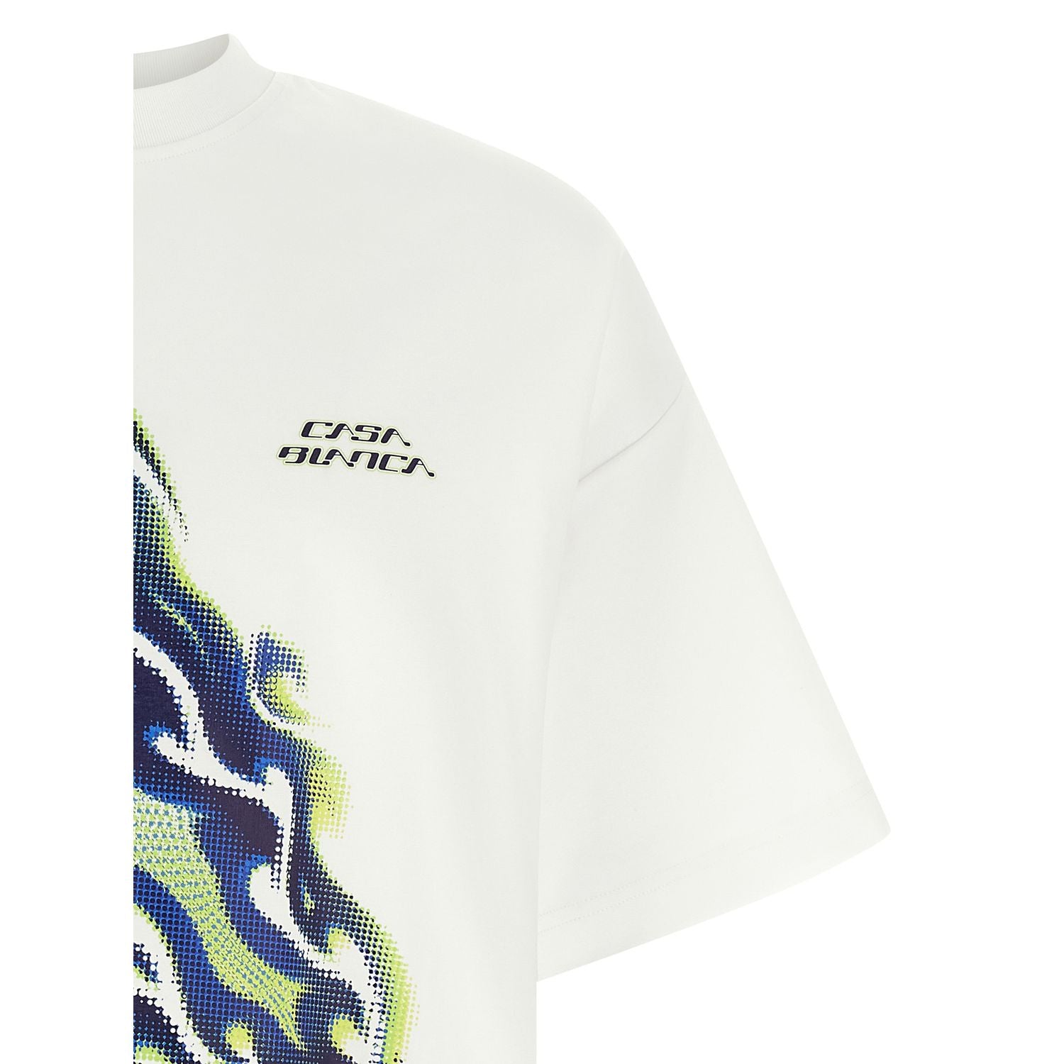 Casablanca White Cotton T-Shirt