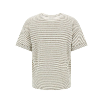 Peserico Beige Linen T-Shirt