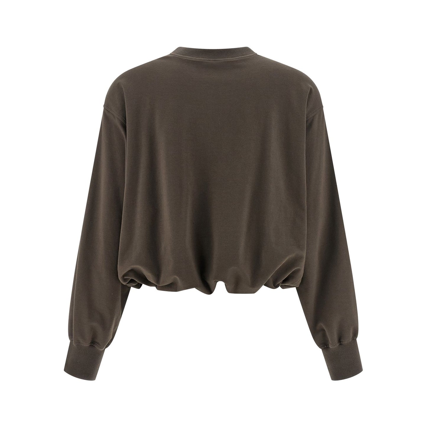 Brunello Cucinelli Brown Cotton Sweatshirt