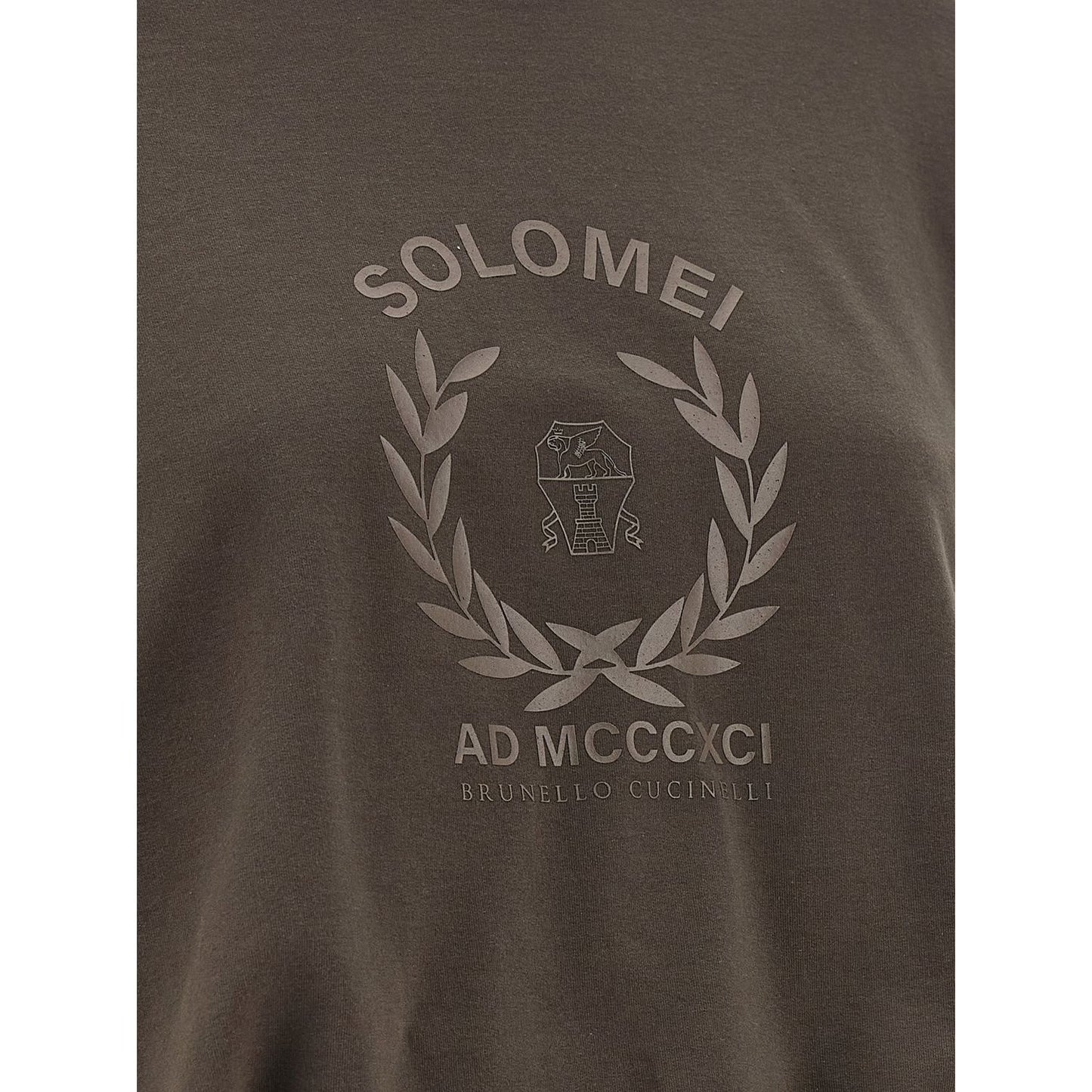 Brunello Cucinelli Brown Cotton Sweatshirt
