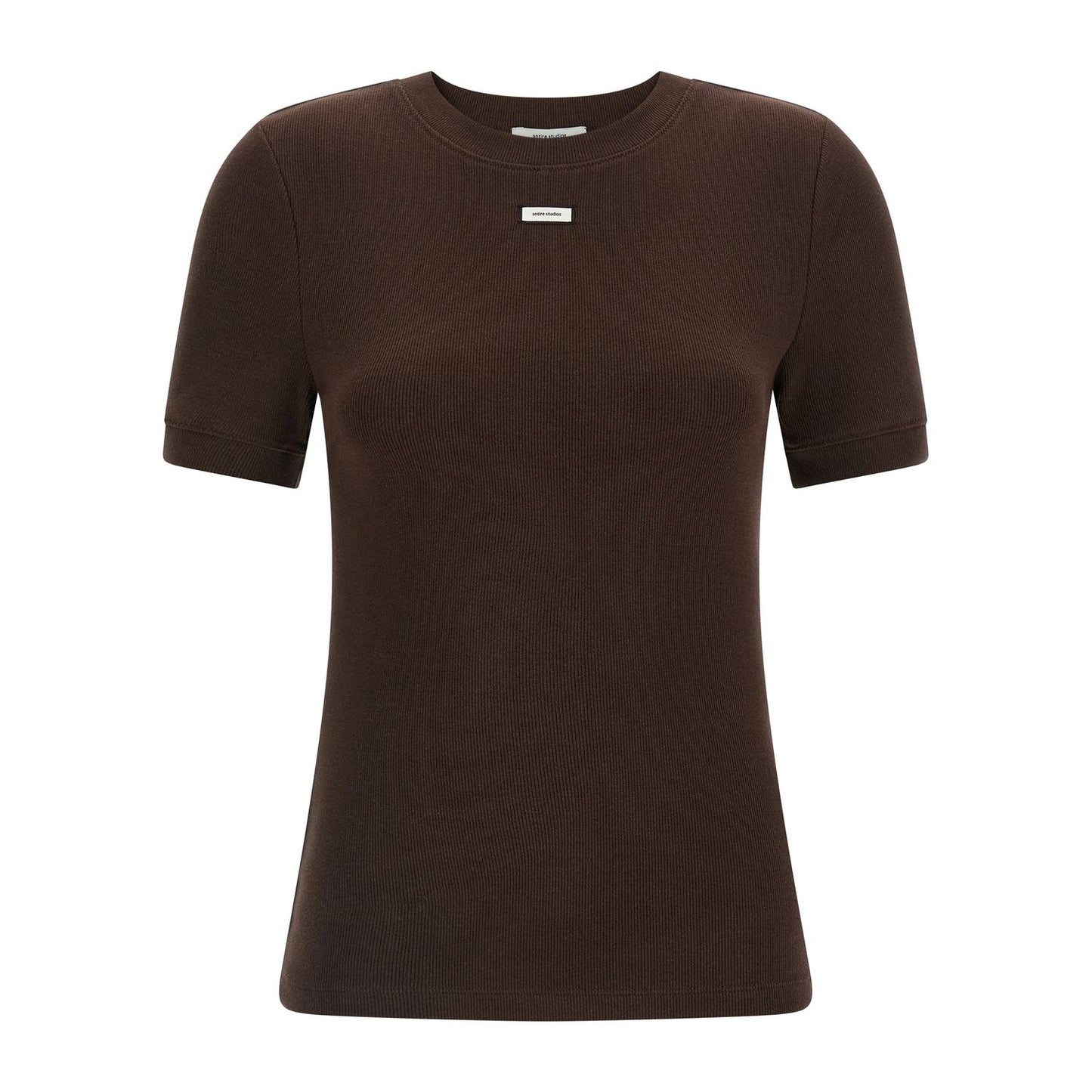 Entire Studios Brown Cotton T-Shirt