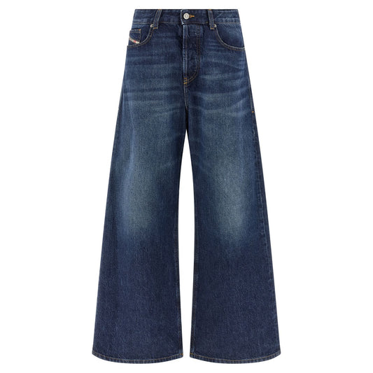 Diesel Blue Cotton Jeans Denim