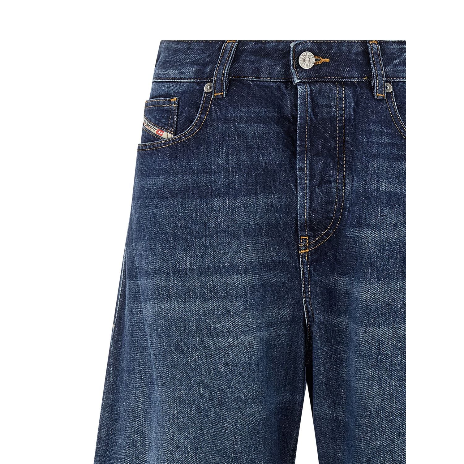 Diesel Blue Cotton Jeans Denim