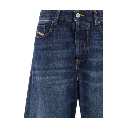 Diesel Blue Cotton Jeans Denim