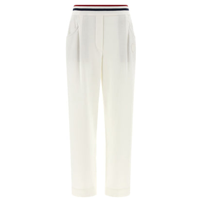 Brunello Cucinelli White Cotton Joggers (Workout Pants)