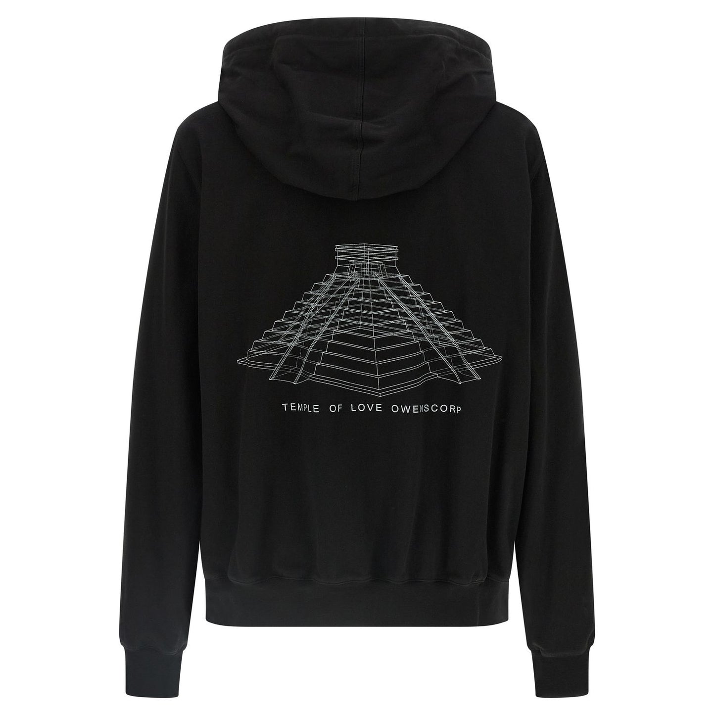 Rick Owens Black Cotton Sweatshirt