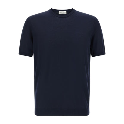 Roberto Collina Blue Cotton Cardigan
