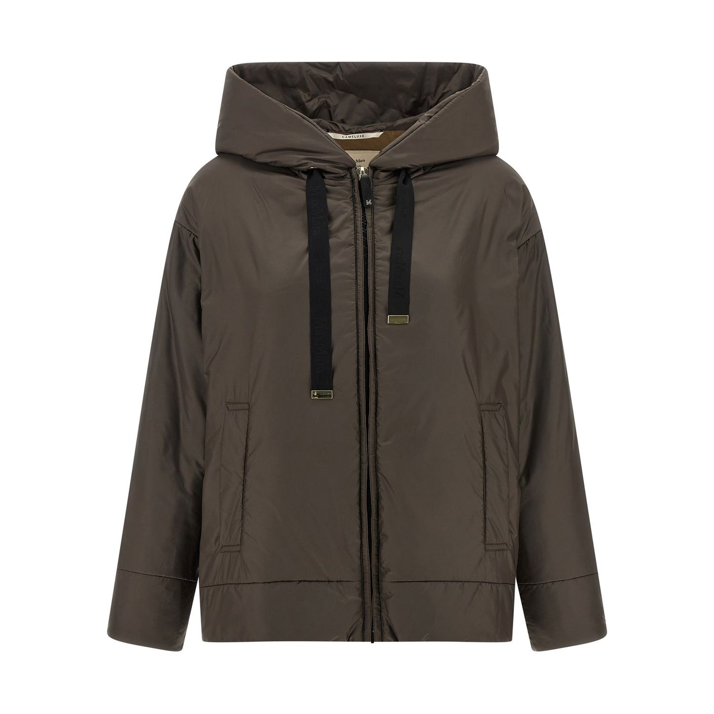 Max Mara Brown Polyester Shell Jacket