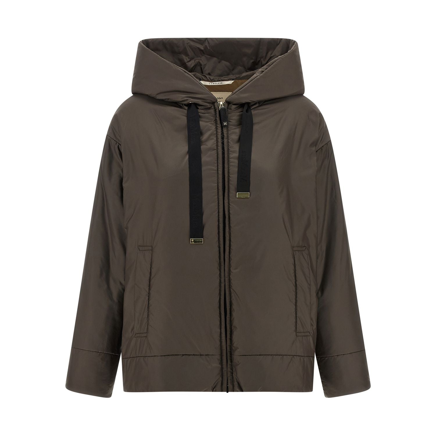 Max Mara Brown Polyester Shell Jacket