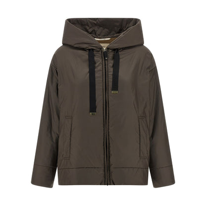 Max Mara Brown Polyester Shell Jacket