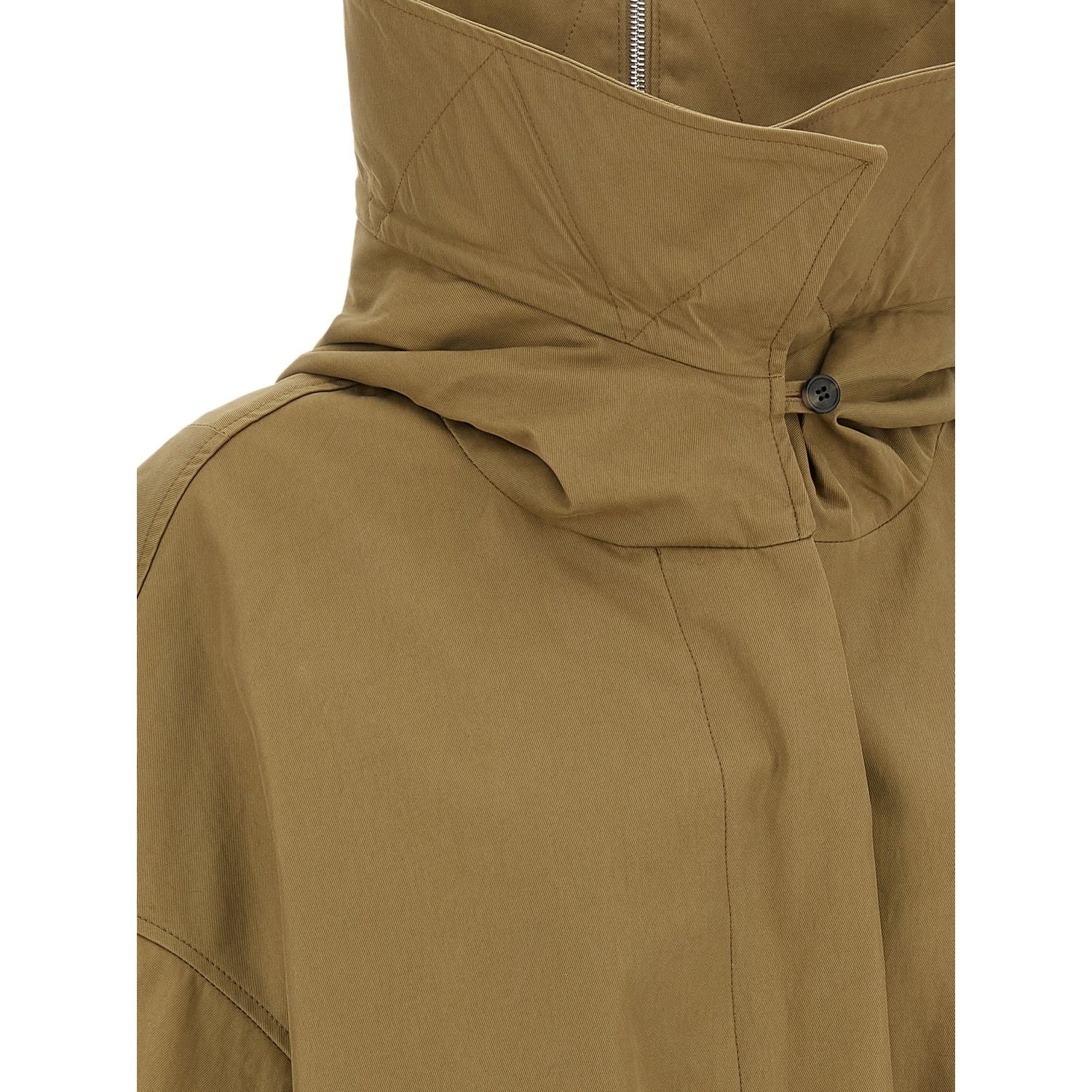 Dries Van Noten Beige Cotton Shell Jacket