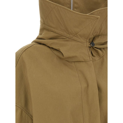 Dries Van Noten Beige Cotton Shell Jacket