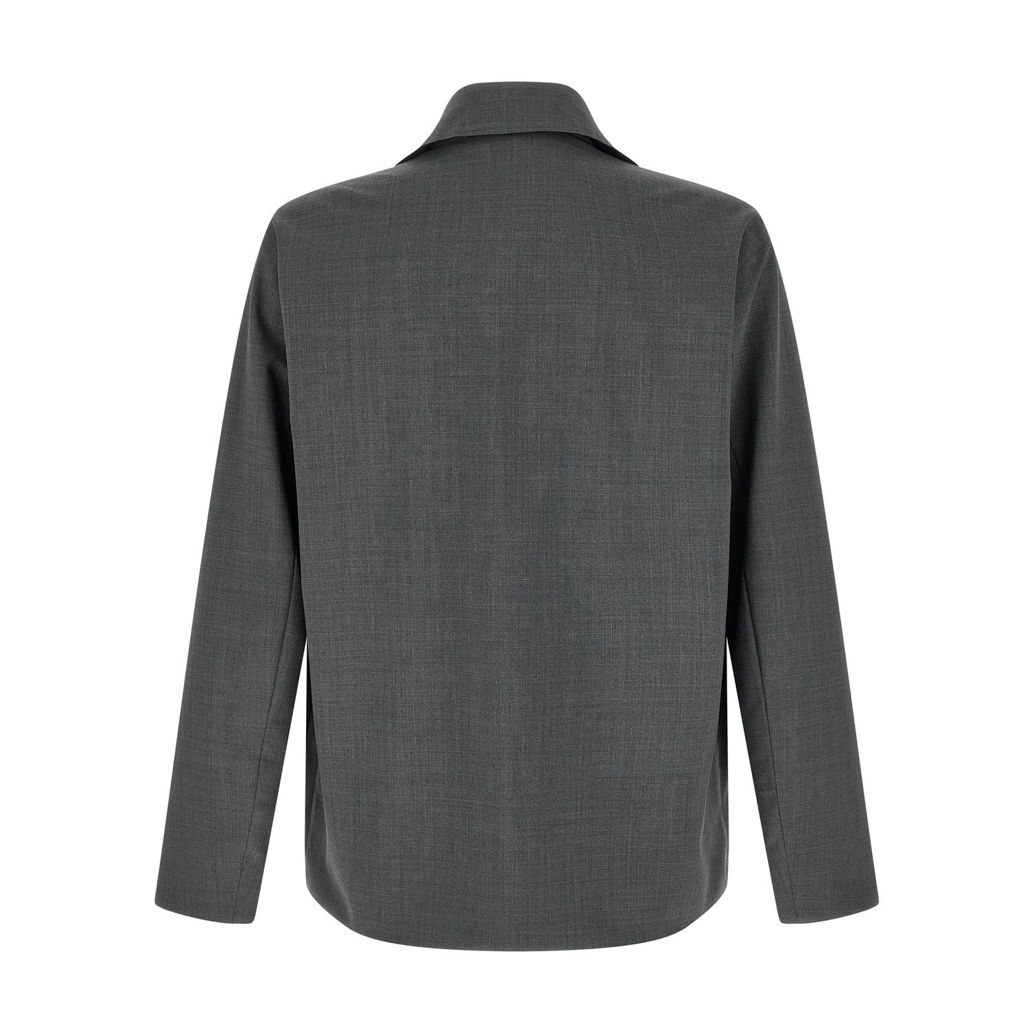 Herno Gray Polyester Full-Length Jacket