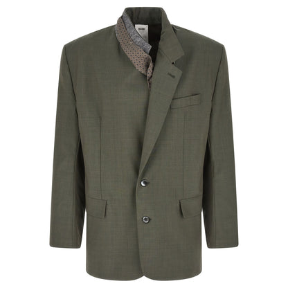 Magliano Bicolor Virgin Wool Blazer