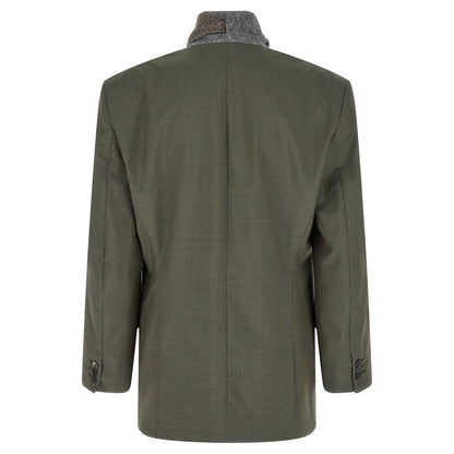 Magliano Bicolor Virgin Wool Blazer