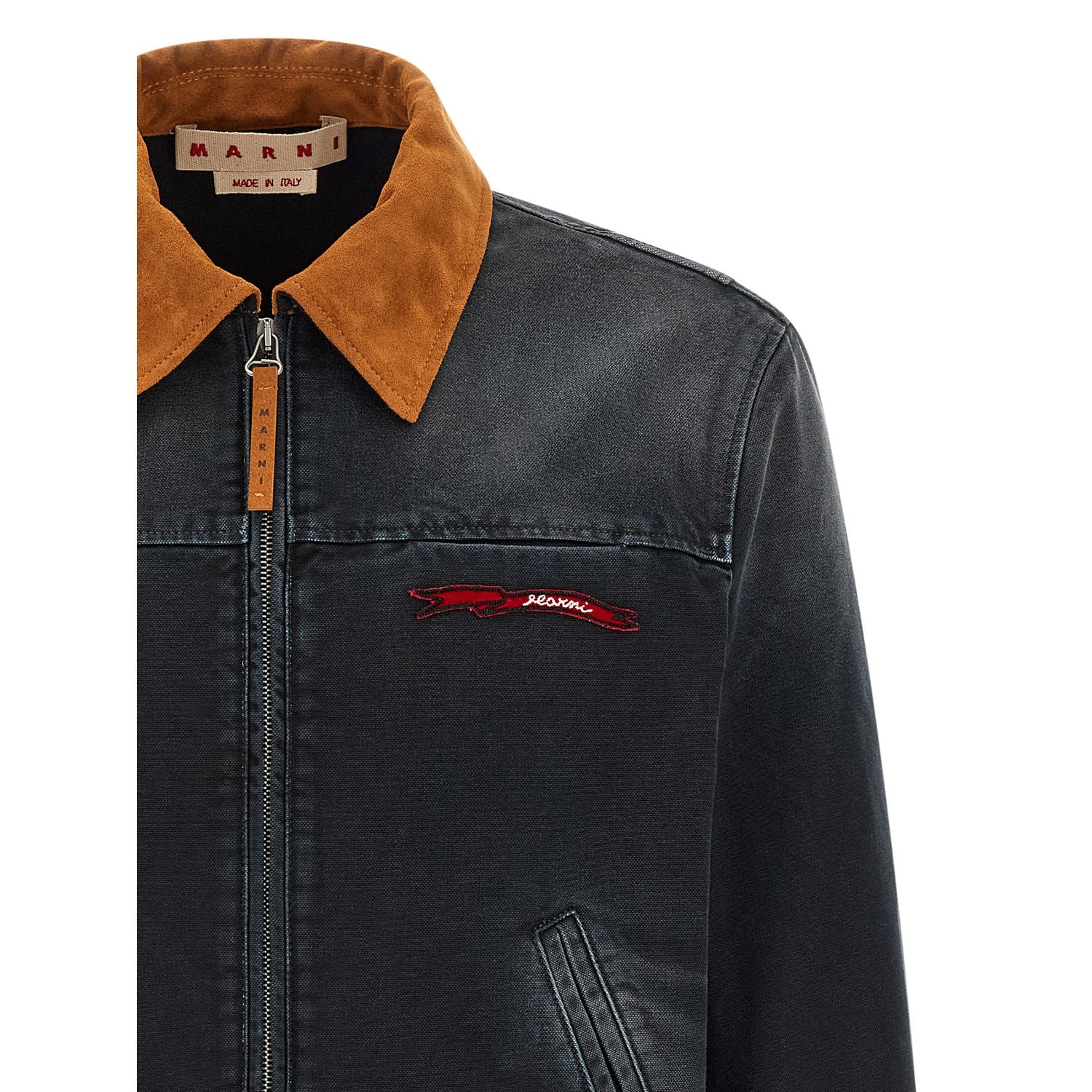 Marni Gray Cotton Denim Jacket