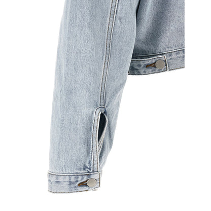 Entire Studios Blue Cotton Denim Jacket