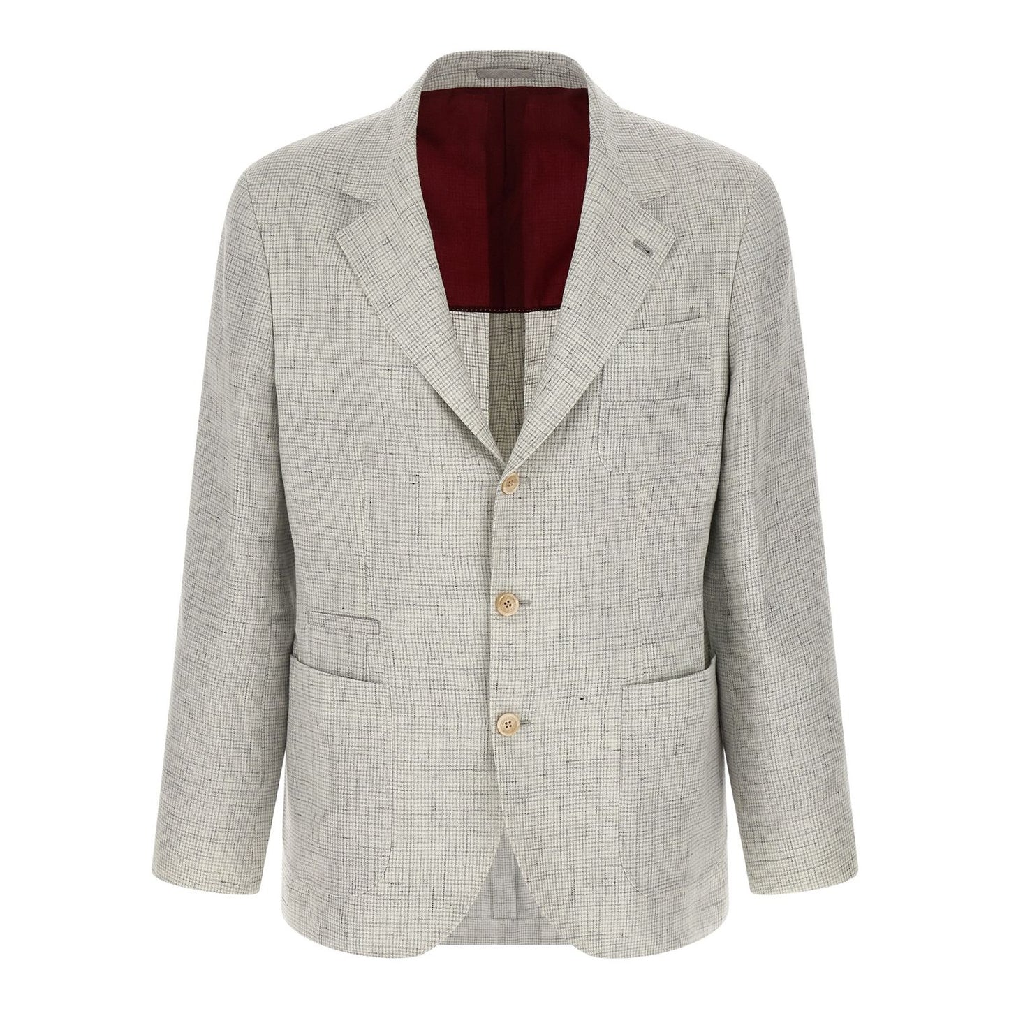 Brunello Cucinelli Beige Linen Blazer