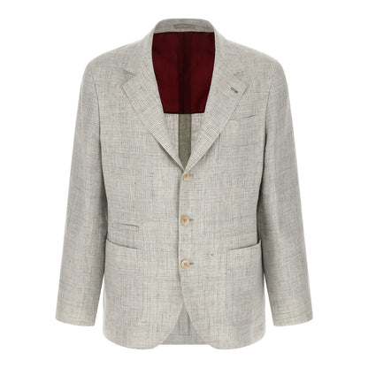Brunello Cucinelli Beige Linen Blazer