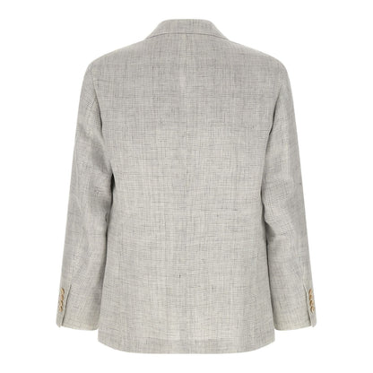 Brunello Cucinelli Beige Linen Blazer