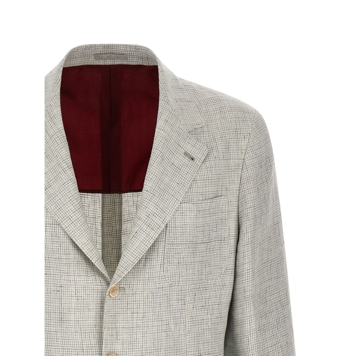 Brunello Cucinelli Beige Linen Blazer