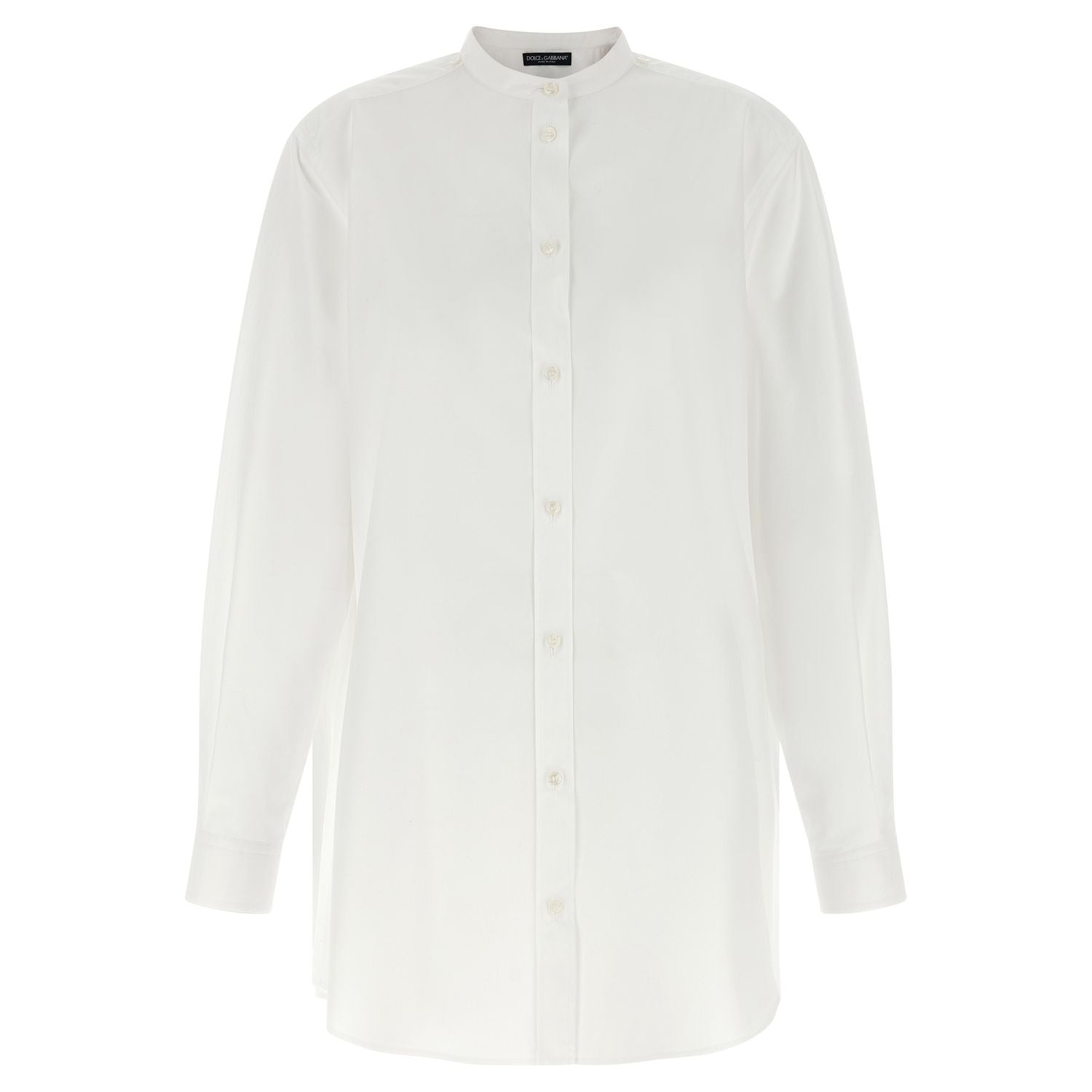 Dolce & Gabbana White Cotton Blouse