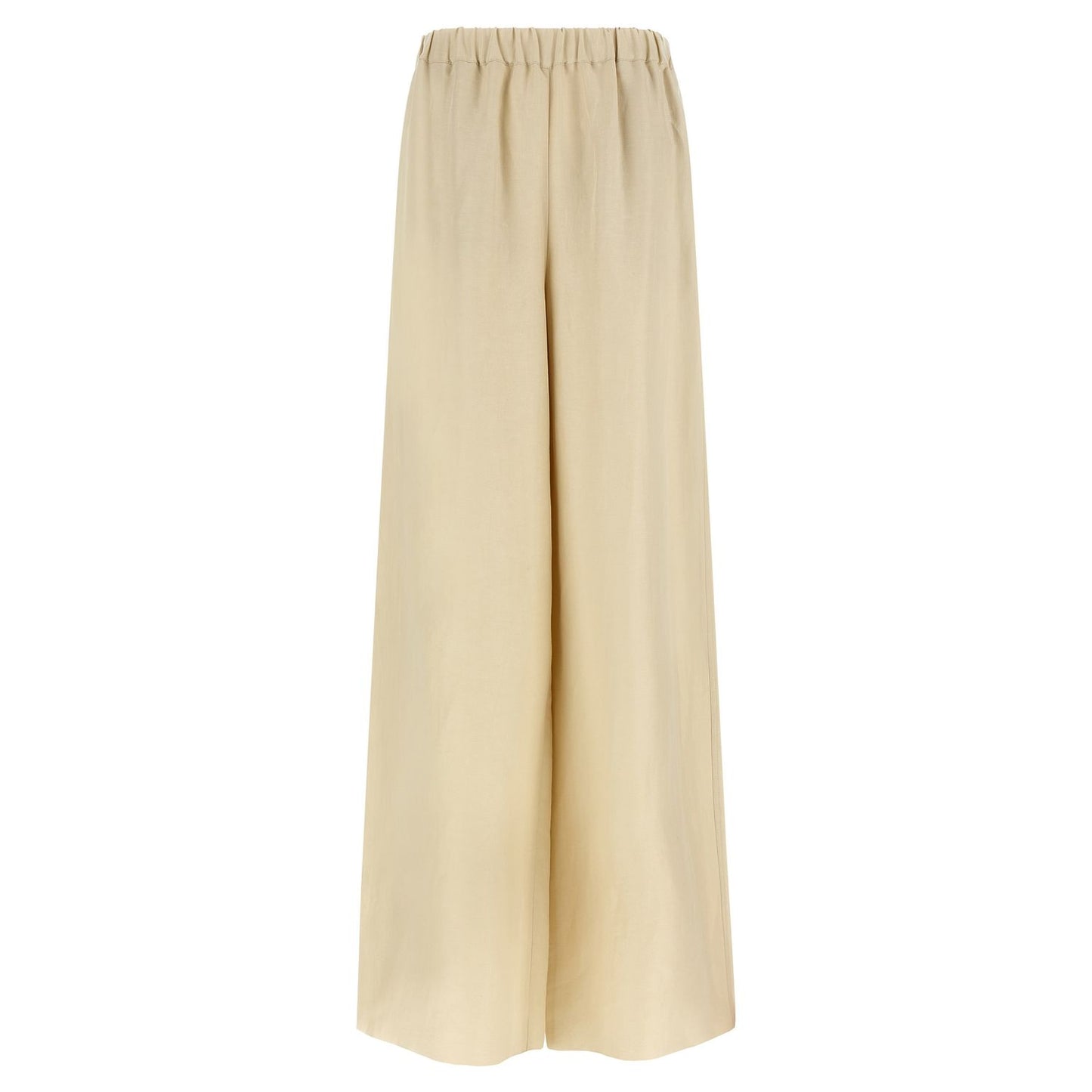 Max Mara Beige Linen Casual Pants