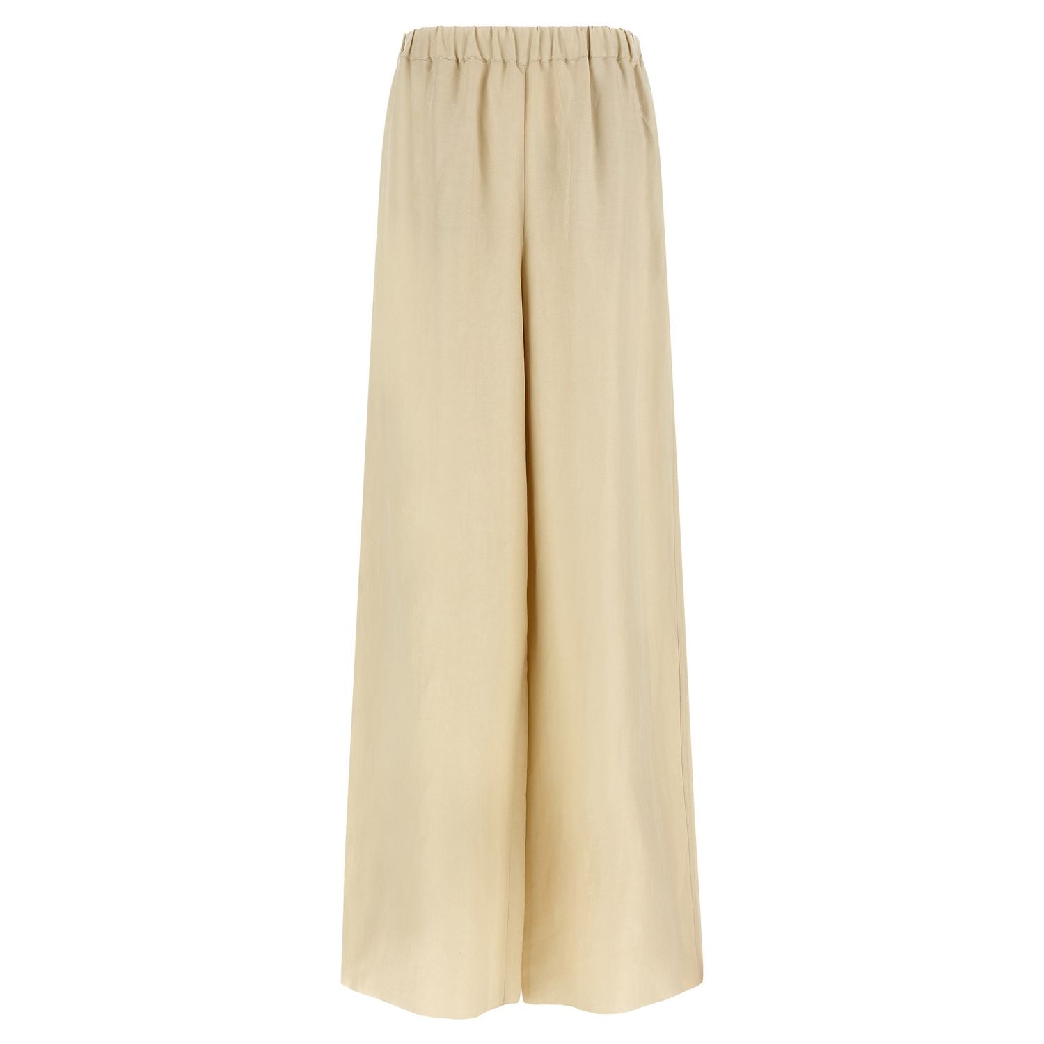 Max Mara Beige Linen Casual Pants