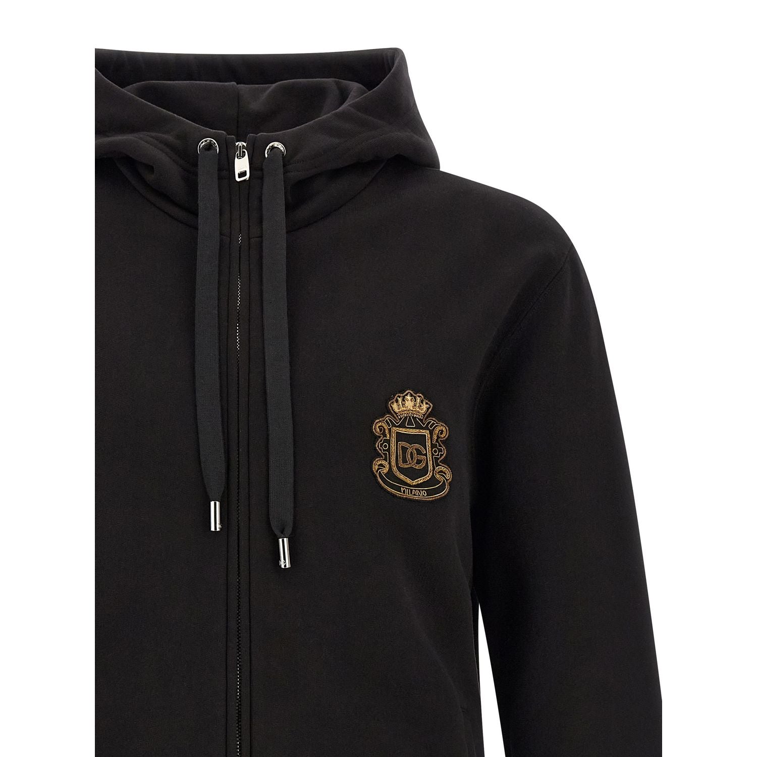 Dolce & Gabbana Black Cotton Sweatshirt