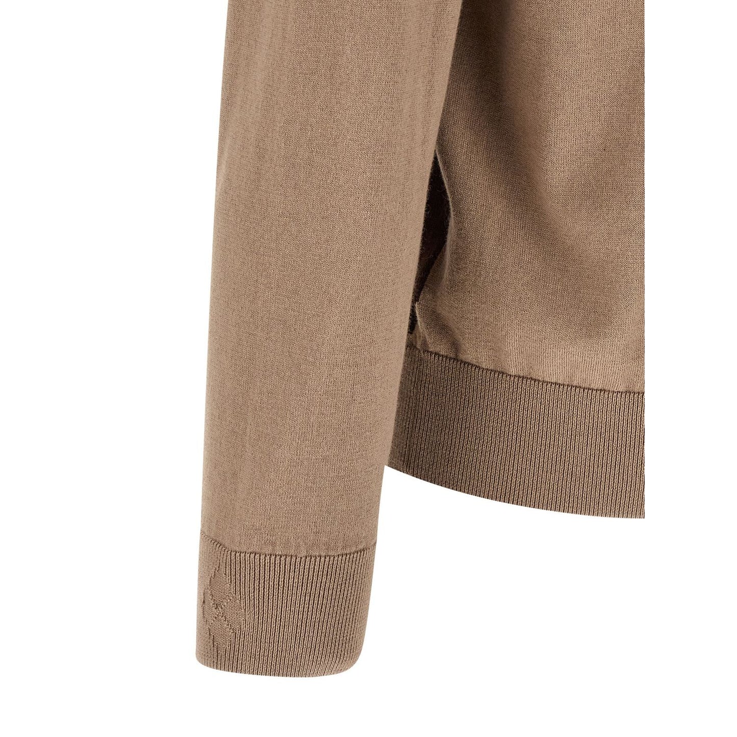 Ballantyne Brown Cotton Cardigan