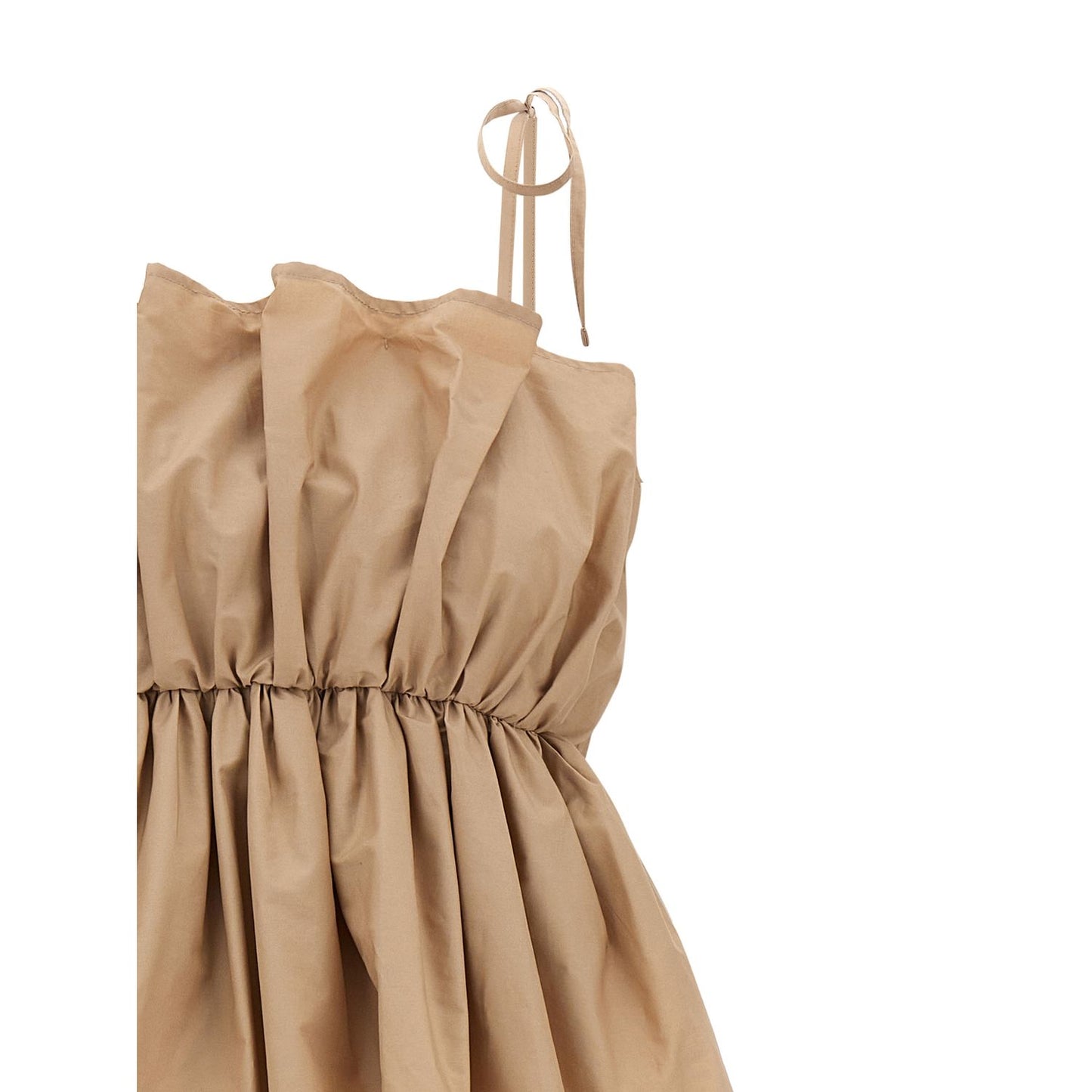 Twinset Beige Cotton Long Dress