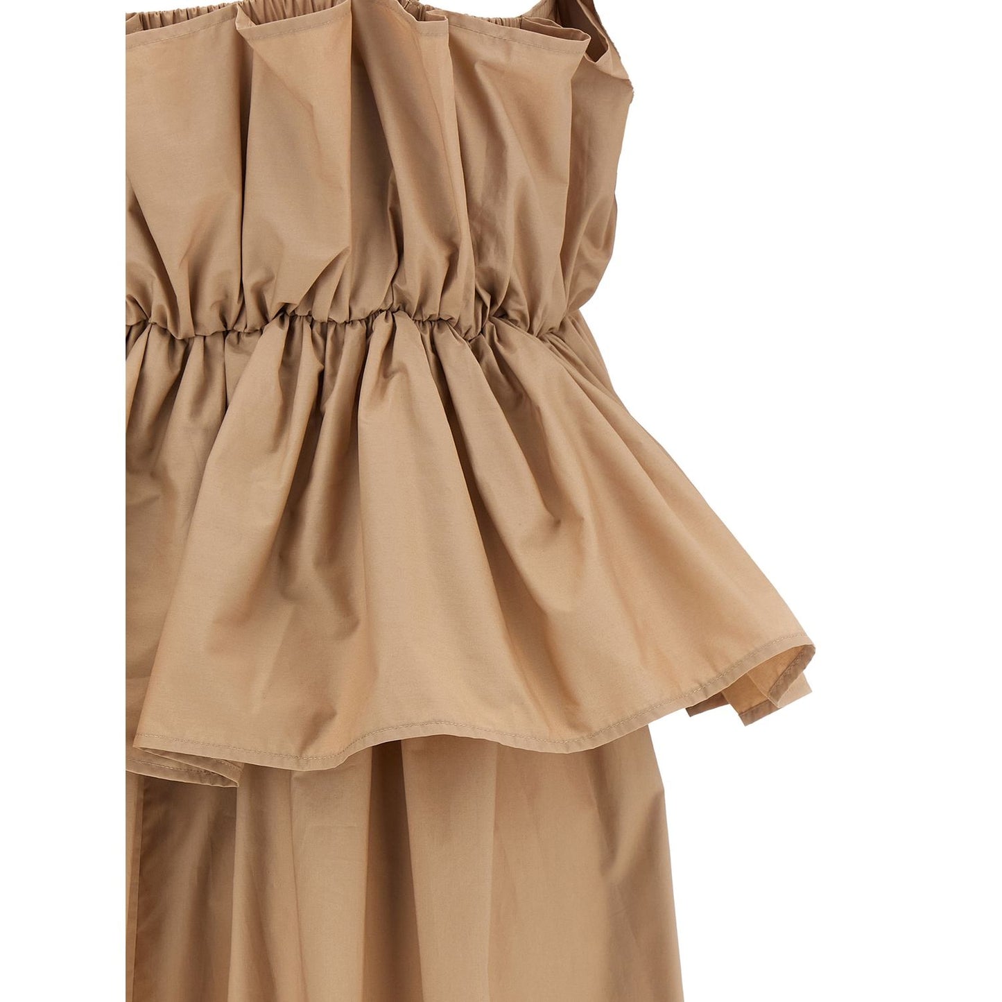 Twinset Beige Cotton Long Dress