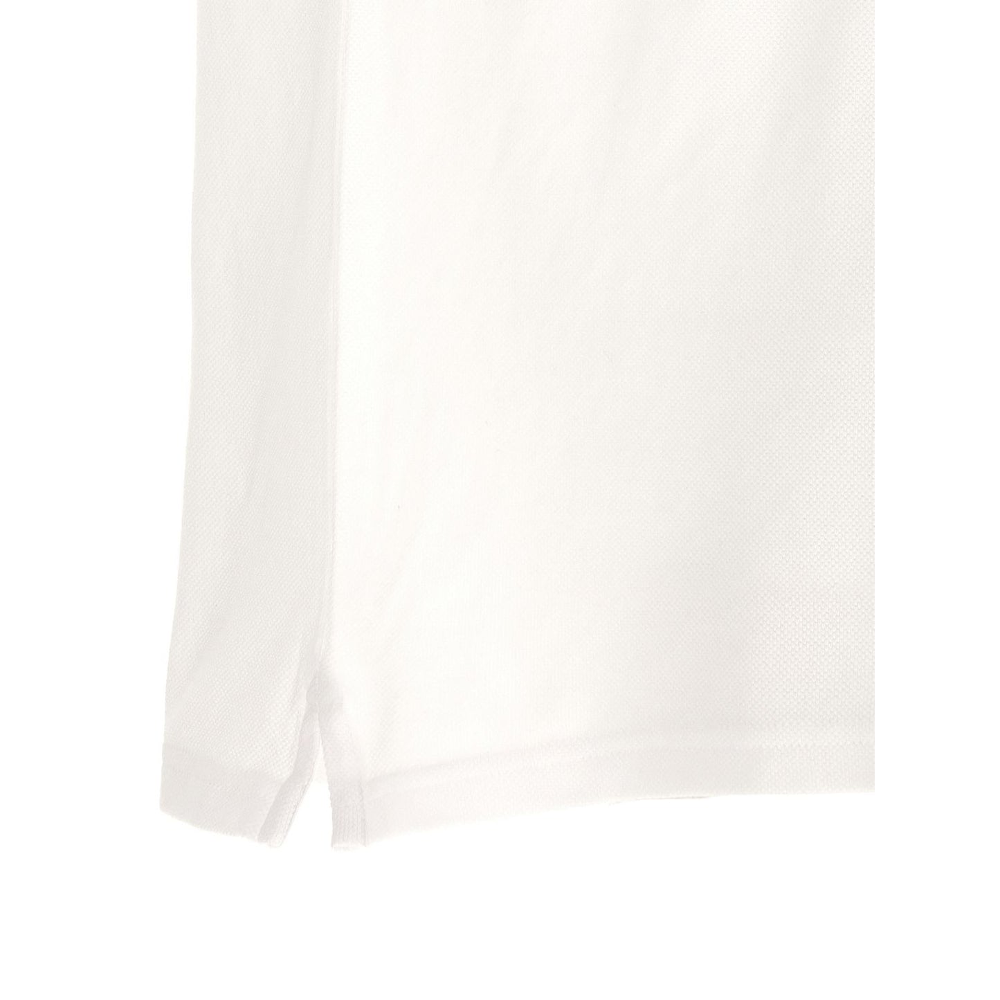 Maison Kitsuné White Cotton Polo Shirt