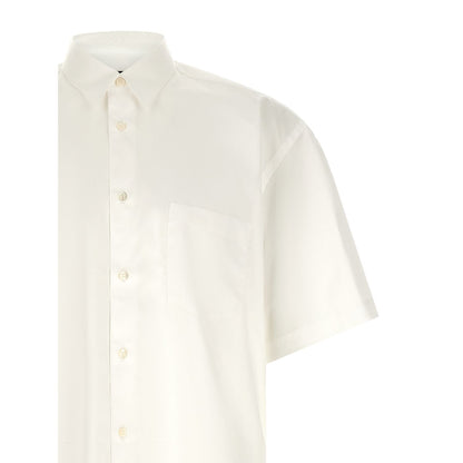 Comme Des Garçons White Cotton Blouse