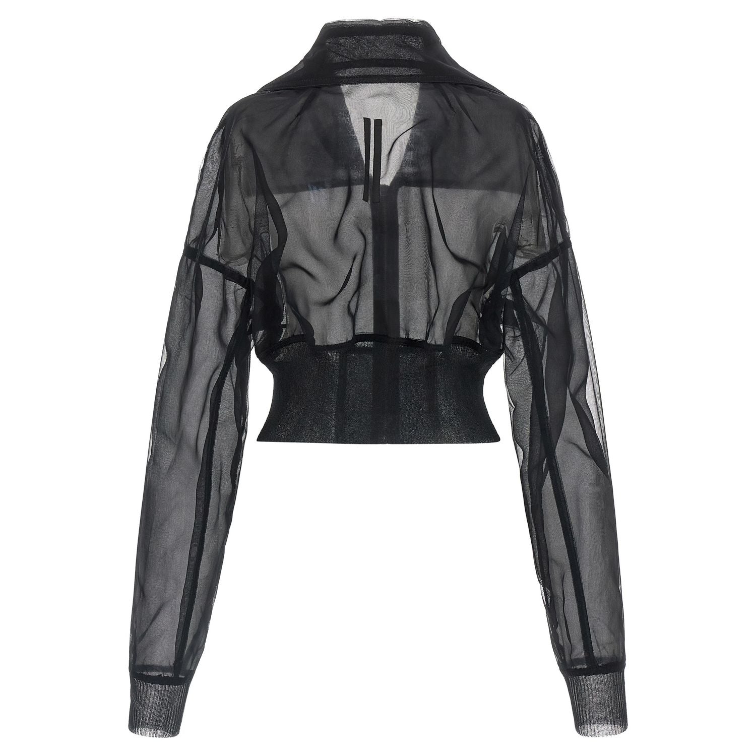 Rick Owens Black Nylon Bomber
