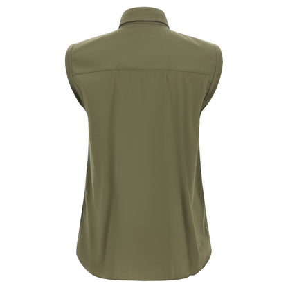 Brunello Cucinelli Bicolor Cotton Blouse