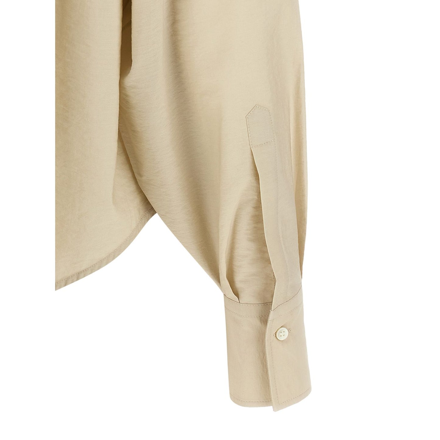 Brunello Cucinelli Beige Cotton Blouse