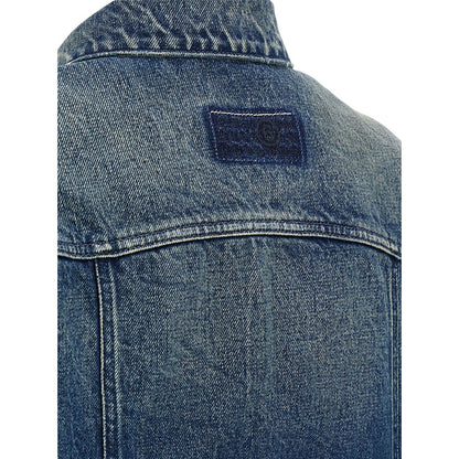 MM6 Maison Margiela Blue Cotton Denim Jacket