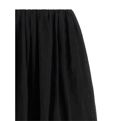 Brunello Cucinelli Black Cotton Mini Skirt