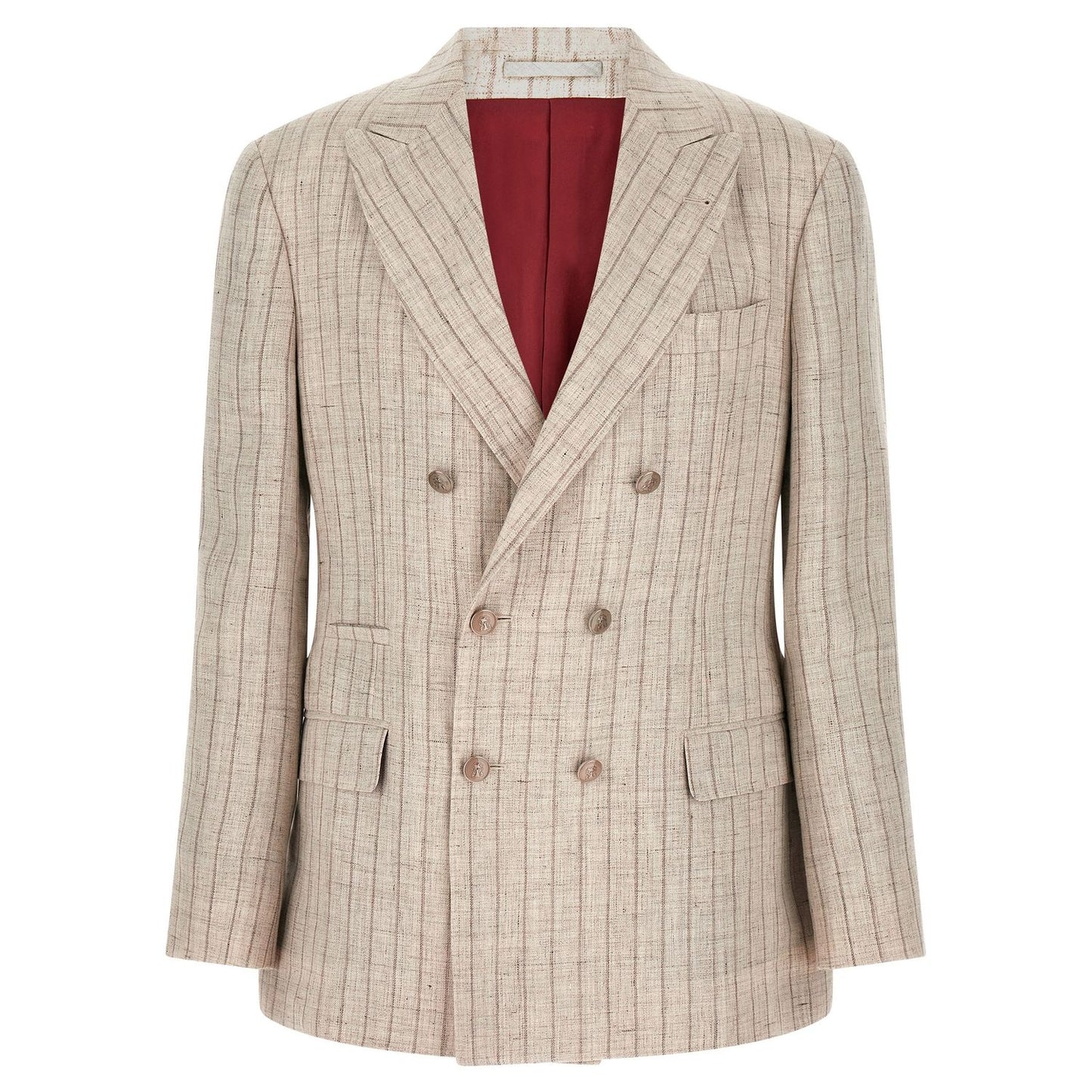 Brunello Cucinelli Gray Linen Blazer