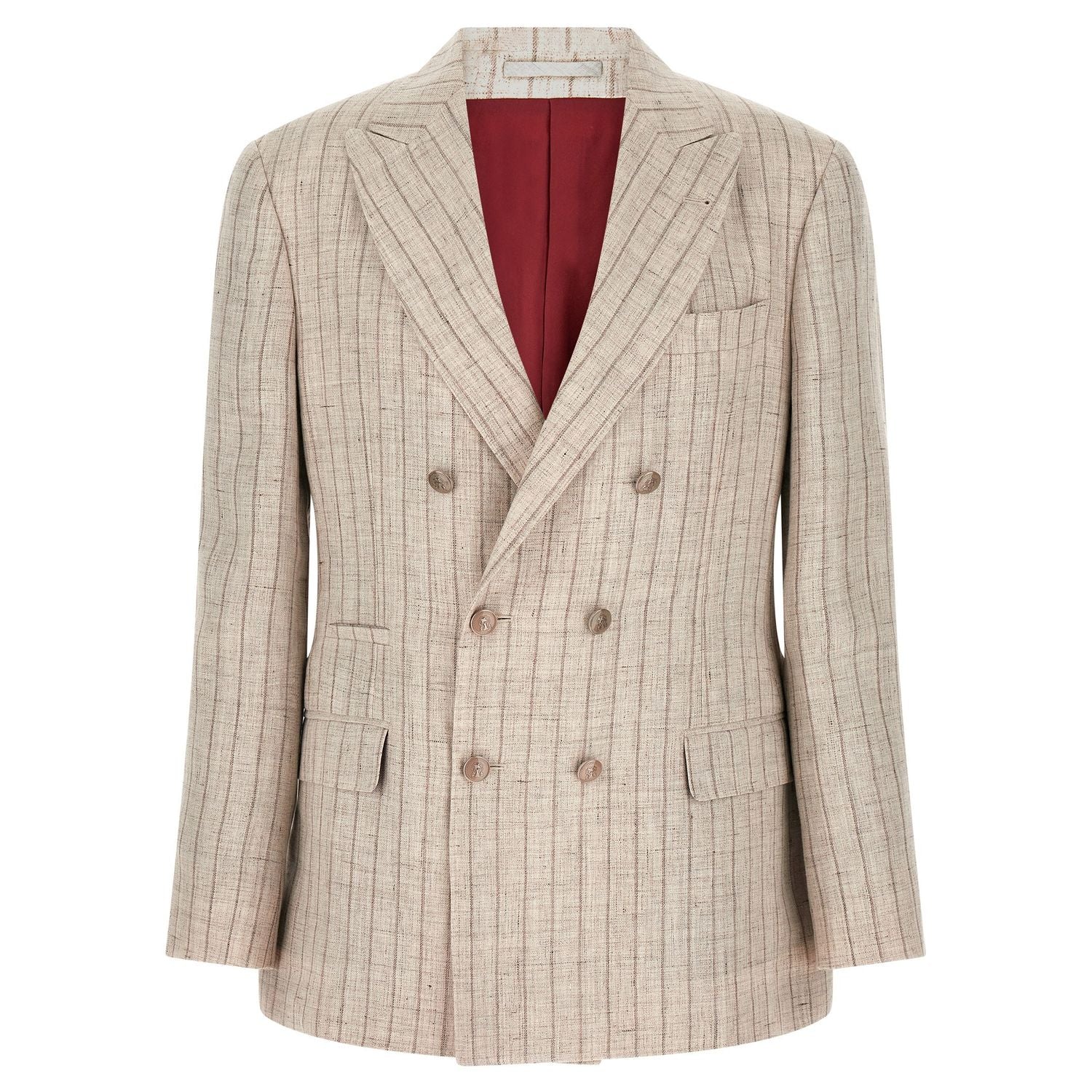 Brunello Cucinelli Gray Linen Blazer