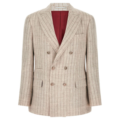 Brunello Cucinelli Gray Linen Blazer