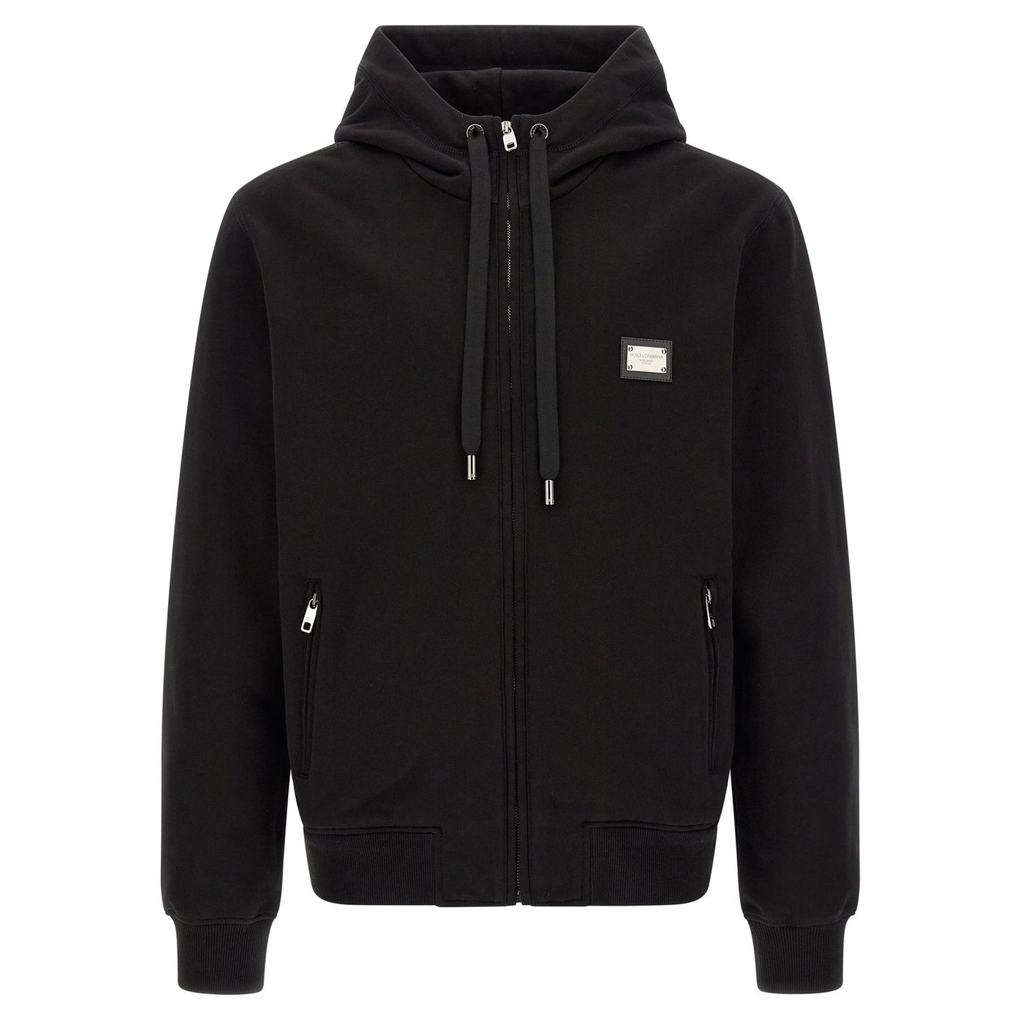 Dolce & Gabbana Black Cotton Sweatshirt