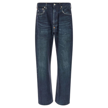 Junya Watanabe Blue Linen Jeans Denim