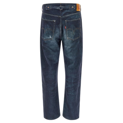 Junya Watanabe Blue Linen Jeans Denim